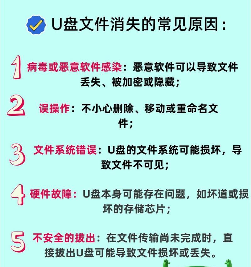 手机恢复U盘删除文件方法（通过手机操作实现U盘文件恢复，让误删的文件找回来！）